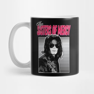 THE SISTERS OF MERCY / Funny Tribute Jacko Goth Parody Design Mug